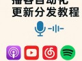 播客自动化更新分发教程