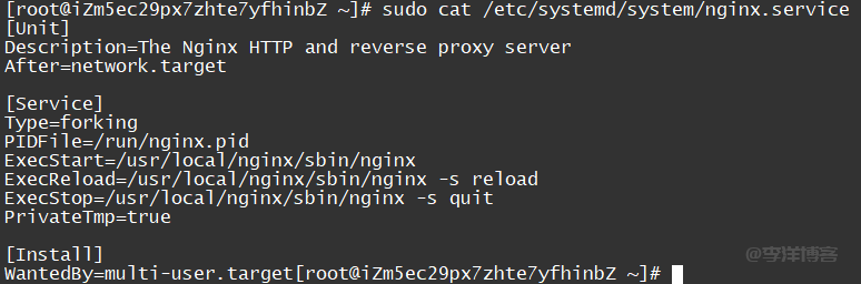 CentOS系统安装部署nginx后提示找不到nginx.service单元的解决方案-第3张图片-木龙笔记
